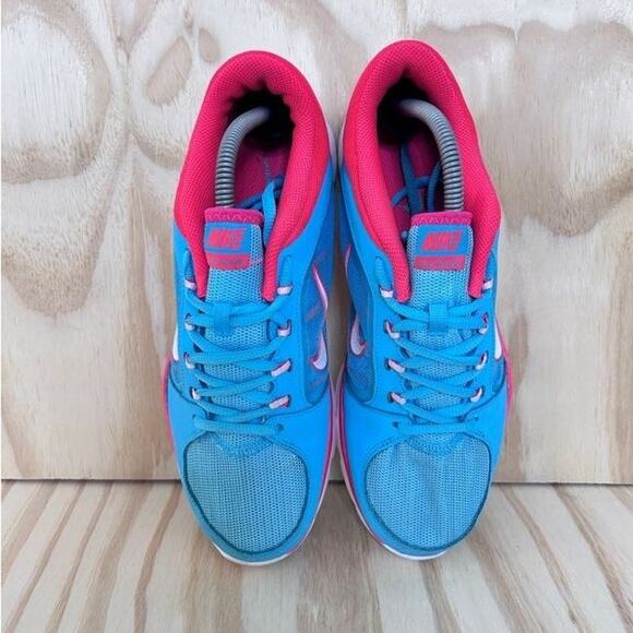 Nike - Flex Trainer 4 - Running Shoes - Blue/Pink - Women's - 10 - 643083-400 - Picture 7 of 9